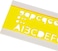 Technoart Lettering Guide Drawing Template Stencil, 7 mm Size (PACK OF 2)