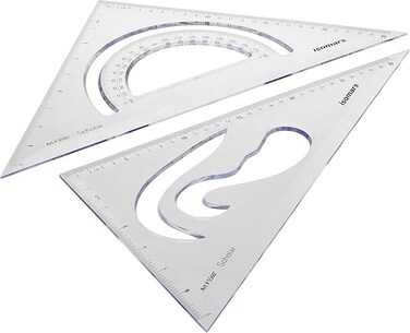 Isomars SS1012 Squares Set 2-Pieces, 25.4 cm x 30.5 cm Size