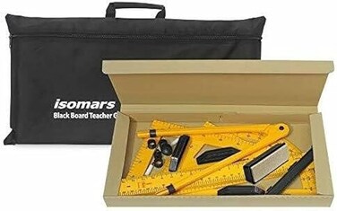 Isomars Black Board Teacher Geometry Set with Bag