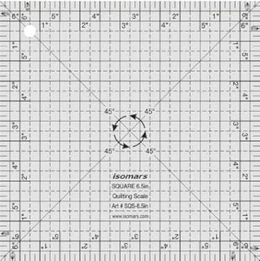Isomars Square Quilting Scale - 6.5