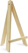 Isomars Artist Wooden Easel 18" with Round Brush Set of 7 &amp; Canvas Boards - 8"x10", 10"x12