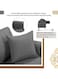 Galaxy Design Hunter 3 Seater Diwan Sofa Cum Bed With Cushions L-Shaped Storage Space   Convertible Living Room Furniture Grey 210X160X95 C