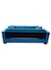 Galaxy Design Alba Sofa Cum Bed I Sleeping Fabric Sofa I Three Seat Sofa Bed I Modern Design Living Room Sofa K-S399 Blue 180X110X75 Cm
