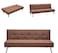 Galaxy Design Modern Heavy Duty 3 Seater Sofa bed