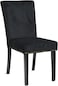 Galaxy Design Restaurant Sofa Living Room Home Wooden Fabric Leisure Floor Accent Lounge Chair (Black)