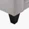Galaxy Design Axis 3-Seater Fabric Sofa 86 x 90 x 188.5 cm Light Grey