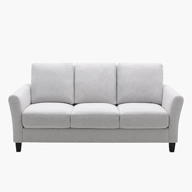 Galaxy Design Axis 3-Seater Fabric Sofa 86 x 90 x 188.5 cm Light Grey