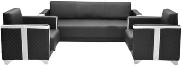 Galaxy Design Office Leather Unique Sofa Set (3+1+1).