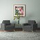 Galaxy Design Gillette Upholstered Velvet Bedroom Chair Loveseat - Luxury Accent Seating for Modern Bedrooms &amp; Living Rooms (GREY)
