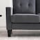 Galaxy Design ALBUS 2 SEATER SOFA- DARK GREY