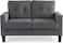 Galaxy Design ALBUS 2 SEATER SOFA- DARK GREY