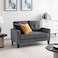 Galaxy Design ALBUS 2 SEATER SOFA- DARK GREY