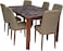 Galaxy Design 7-Pieces Dining Table Chairs Set Modern Dinner 1-Desk &amp; 6-Chairs for Dining Room Kitchen Lounge Adjustable Table Comfortable chairs, Coffeeshop Cafeteria Set Chairs Table KDT40