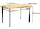 Galaxy Design Wooden Steel Metal Dining Table Chairs Set Modern Dinner Desk 4-Chairs for Dining Room Kitchen Lounge Adjustable Table Comfortable chairs, Cafeteria Set Chairs Table KRT85