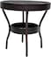 Galaxy Design 5-Pieces Patio Rattan Dinning Set Table with Wicker Glass Top Modern Coffee Table Waterproof Set Chairs for Home, Garden &amp; Lawn, Outdoor Indoor, Beach, Kitchen, Dining Room, Office KRT22