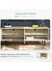 Galaxy Desing Modern TV Cabinet, Entertainment Stand, Media Console with a Natural Wood Finish &amp; Storage Doors for Living Room or Media Room