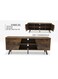 Galaxy Desing Modern TV Cabinet &ndash; Stylish Entertainment Stand with Natural Wood Finish