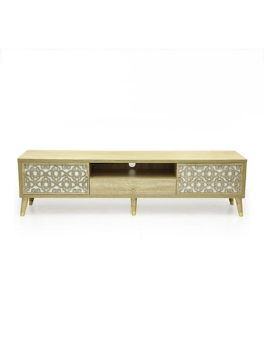 Galaxy Desing Modern Wooden TV Cabinet with Drawers and Shelves