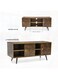 Galaxy Desing Modern TV Cabinet &ndash; Stylish Entertainment Stand with Natural Wood Finish and Sliding Door