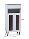 GALAXY DESIGN Wooden Shoe Rack, Free Standing Entryway Shoe Organizer, Multi-Function Storage Tower Shelf, Storages Box, Shoe Cabinet for Home, Living Room Color (Columbia White)