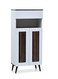 GALAXY DESIGN Wooden Shoe Rack, Free Standing Entryway Shoe Organizer, Multi-Function Storage Tower Shelf, Storages Box, Shoe Cabinet for Home, Living Room Color (Columbia White)
