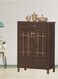 GALAXY DESIGN Wood Shoe Rack Storage 2 Door Cabinet