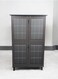 GALAXY DESIGN Wood Shoe Rack With PVC Doors/Organiser With 4 Doors &ndash; Color Wenge
