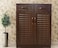 GALAXY DESIGN Wooden Shoe Rack with Dustproof Cover, Free Standing Entryway Shoe Organizer, Multi-Function Storage Tower Shelf, Storages Box, Shoe Cabinet for Home, Living Room, Office KSR24