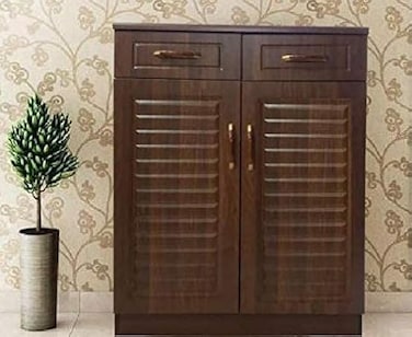 GALAXY DESIGN Wooden Shoe Rack with Dustproof Cover, Free Standing Entryway Shoe Organizer, Multi-Function Storage Tower Shelf, Storages Box, Shoe Cabinet for Home, Living Room, Office KSR24