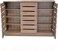 GALAXY DESIGN Wooden Shoe Rack with Dustproof Cover, Free Standing Entryway Shoe Organizer, Multi-Function Storage Tower Shelf, Storages Box, Shoe Cabinet for Home, Living Room, Office KSR55