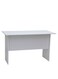 Galaxy Design Wooden Office Desk Table for Home or Office Use with 3 Drawers With 1 Lockable And Stainless Steel Handles Color White 117cm