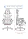 Galaxy Design Chair Ergonomic Executive PUBG-3D 360&deg; Rolling Chair PU Leather Adjustable Height with Headrest Pillow Cushion &amp; Lumber Support Back, Premium Foam KC375