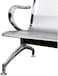 GALAXY DESIGN FURNITURE 3 Seat Metal Visitor Chair (Silver)