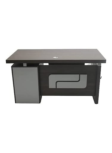 Galaxy Design Executive Office Wooden Desk Table with Drawers for Office, Home, Gaming, Meeting Room, Dard Brown