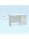 Galaxy Design Exclusive Collection of Ultra-Modern Wooden Executive Desks with Locker Drawers &ndash; White, 120cm