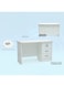Galaxy Design Exclusive Collection of Ultra-Modern Wooden Executive Desks with Locker Drawers &ndash; White, 120cm