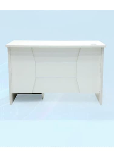 Galaxy Design Exclusive Collection of Ultra-Modern Wooden Executive Desks with Locker Drawers &ndash; White, 120cm