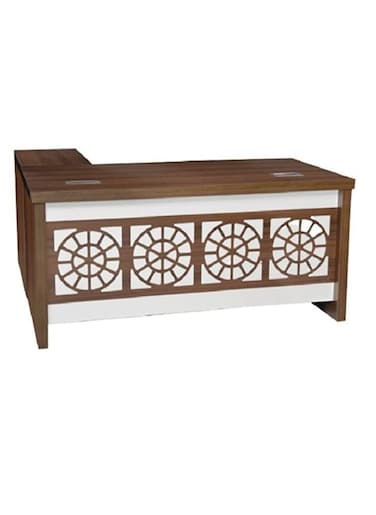 Galaxy Design Wooden Executive Office Desk with Drawers, Modern Home Office Melamine L-Shaped Desk Corner Computer Workstation Table -Model no:2126