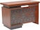 Galaxy Design Office Desk Teak color Office Table with 3 lockable drawers, 1 keyboard stand attractive desig
