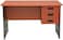 Galaxy Design Wooden Office Desk MAF-WT160CM with 3 Drawer with 1 Drawer with Key lock simple desk easy to Install and easy to move anywhere good for home use office use etc. (Cherry)