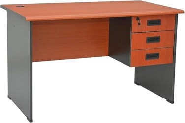 Galaxy Design Wooden Office Desk MAF-WT160CM with 3 Drawer with 1 Drawer with Key lock simple desk easy to Install and easy to move anywhere good for home use office use etc. (Cherry)