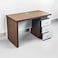 Galaxy Design Hamilton Office Wooden Table with Drawers Gaming Desk, Modern Computer Study &amp; Book Storage Table Engineer Wood for Home, Office, Gaming Room, Study Room -625-120CM BROWN