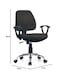 Galaxy Design Mesh Executive Office Home Chair 360&deg; Swivel Ergonomic Adjustable Height Lumbar Support BLACK