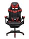 Galaxy Design High Back Gaming Chair, High-Quality Ergonomic PC Computer Chair, Adjustable Swivel, Headrest &amp; Lumbar Support, Ideal for Office, Computer &amp; Gaming RED BLACK
