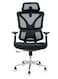 Galaxy Design Executive chair With Modern design Mesh Ergonomic Chair With Adjustable Headrest, Adjustable Handrest, Adjustable Back Rest, Best For Back Support Desk Chair Or Gaming -774-BLACK