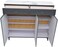 GALAXY DESIGN Modern Wooden Shoe Cabinet Rack (Dark Grey L120XW30XH110)