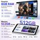 جهاز لوحي Modio M132 بشاشة 8 بوصات ونظام Android 13، ذاكرة وصول عشوائي (RAM) سعة 8 جيجابايت ومساحة تخزين 512 جيجابايت، بطارية 5000 مللي أمبير، يدعم شريحتين (Dual SIM) وشبكة WiFi، مع لوحة مفاتيح وملحقات (اللون: أزرق)