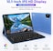 جهاز لوحي Modio M42 - أزرق، شاشة 10.1 بوصة IPS HD، ذاكرة عشوائية 8 جيجابايت، سعة تخزين 512 جيجابايت، نظام Android 13، بطارية 10000 مللي أمبير، يدعم شريحتين وWi-Fi، كاميرا بدقة 13 ميجابكسل، يتضمن مجموعة ملحقات (لوحة مفاتيح، ماوس، وقلم).