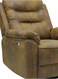 Galaxy Design Electric Swing Recliner Single Sofa Chair Fabric 360&deg; Degree Rotation For Living Room Good Comfort Open &amp; Close Single Recliner Sofa Chair 1806 Color Gold