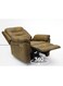 Galaxy Design Electric Swing Recliner Single Sofa Chair Fabric 360&deg; Degree Rotation For Living Room Good Comfort Open &amp; Close Single Recliner Sofa Chair 1806 Color Gold
